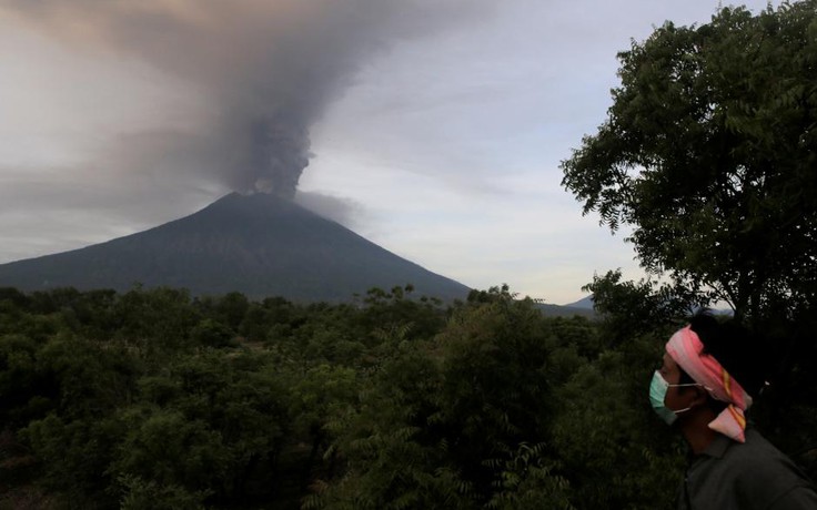 Kinh tế Bali chao đảo vì núi lửa phun trào