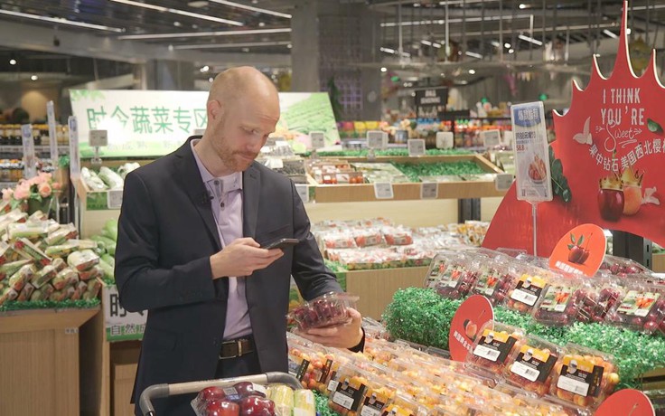 Độc đáo trải nghiệm mua sắm ở siêu thị công nghệ cao của Alibaba