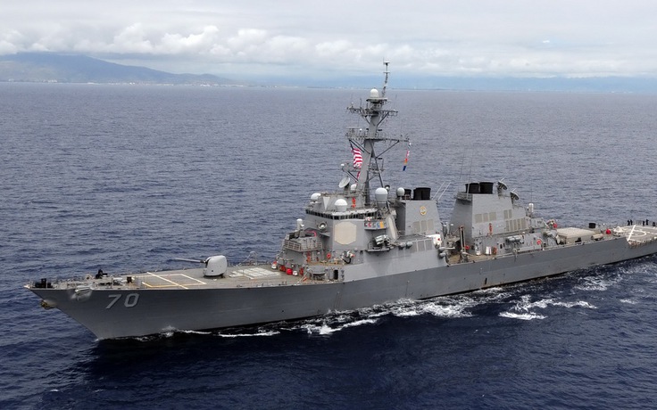 Trung Quốc phản ứng vụ tàu Mỹ áp sát bãi cạn Scarborough ở Biển Đông
