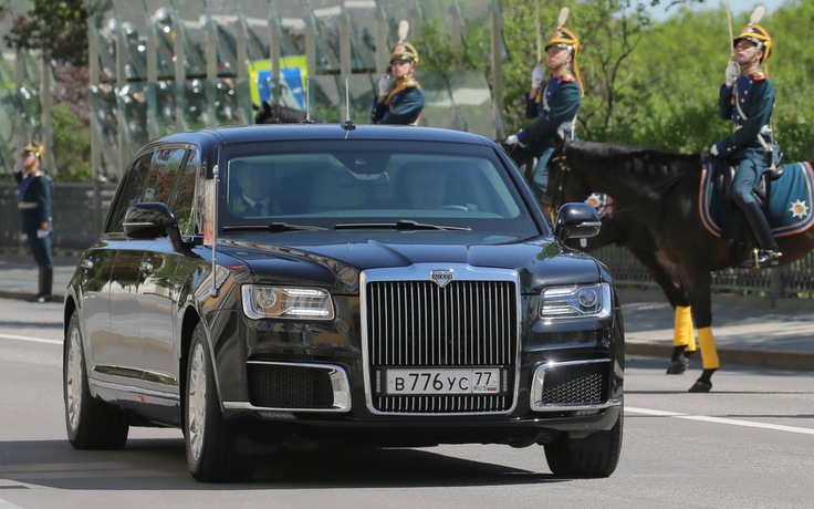 Chuyên xa của Tổng thống Nga Putin lộ diện