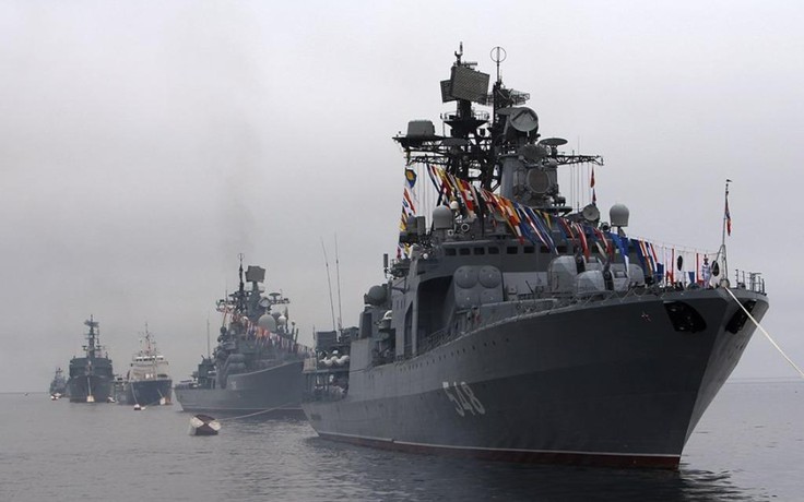 Hạm đội Nga thành lập hai nhóm tác chiến chống ngầm tại Thái Bình Dương