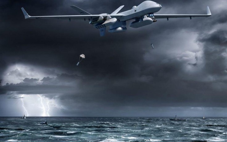 Hải quân Mỹ lần đầu dùng UAV cho sứ mệnh săn ngầm ở Thái Bình Dương