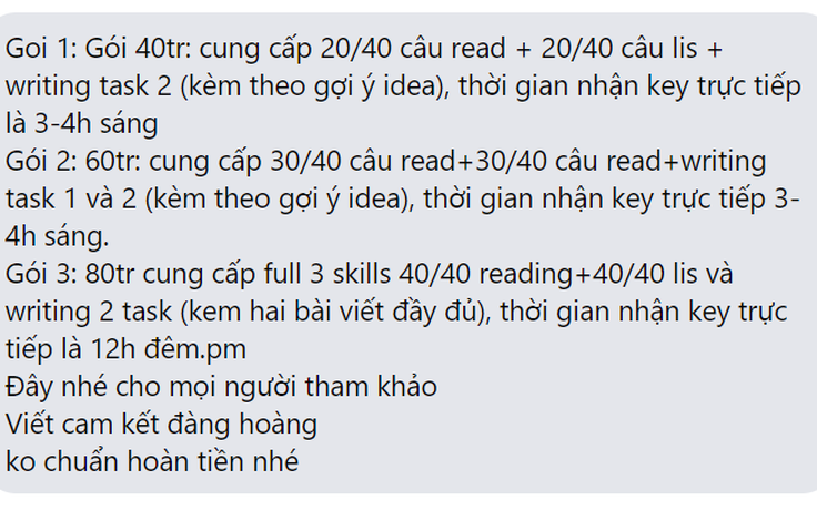 Tin tức giáo dục đặc biệt 7.10: Cảnh báo từ đơn vị tổ chức thi IELTS