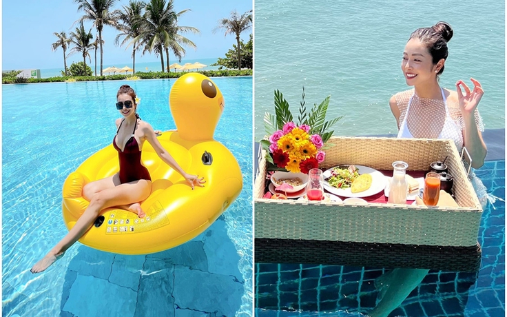 Hoa hậu Jennifer Phạm diện bikini nóng bỏng