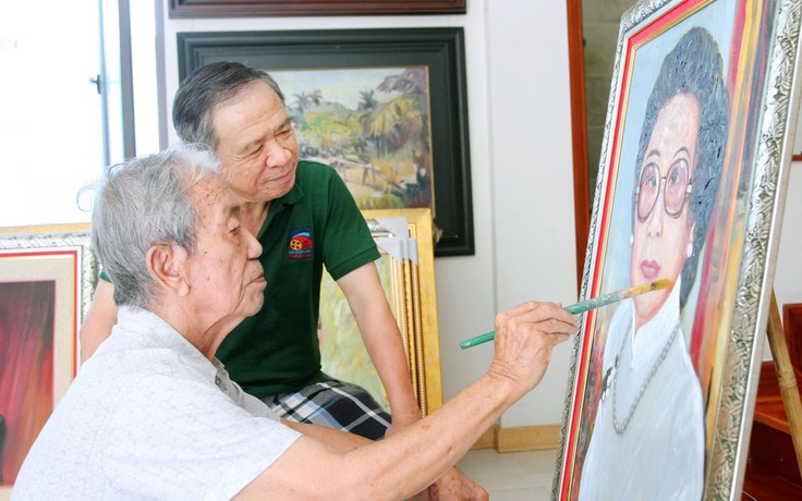 Món quà đặc biệt của họa sĩ Trương Văn Ý tặng sân khấu cải lương