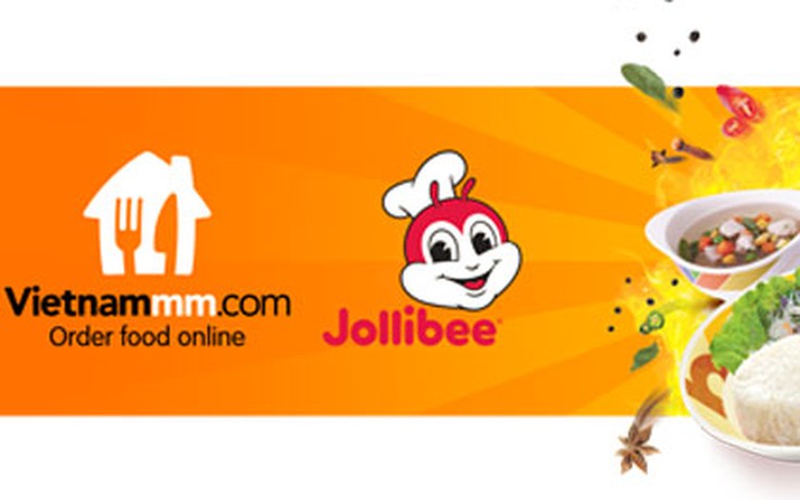 Jollibee gia nhập website đặt thức ăn trực tuyến hàng đầu Việt Nam