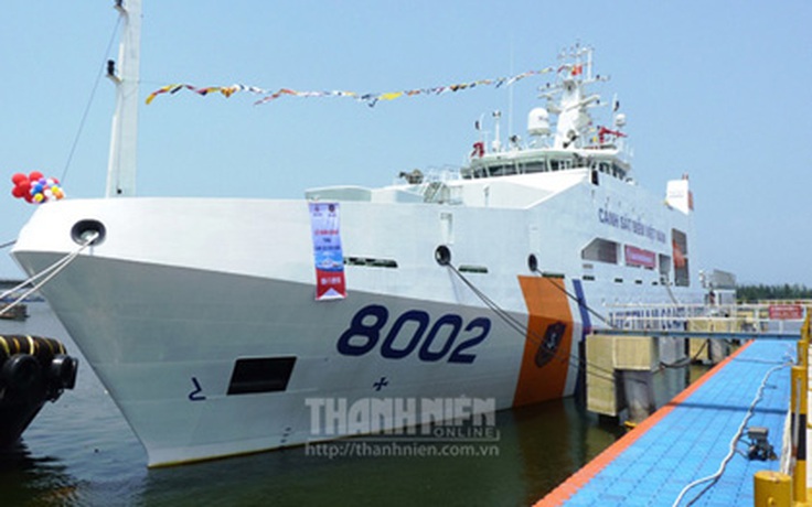 Cảnh sát Biển Việt Nam đưa tàu hiện đại, có sân đỗ trực thăng làm nhiệm vụ