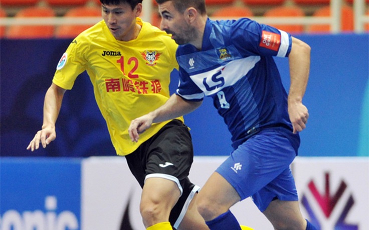 Giải futsal các CLB châu Á 2015 Thái Sơn Nam thắng đậm Shenzhen Nanling