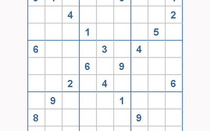 Mời các bạn thử sức với ô số Sudoku 3155 mức độ Khó