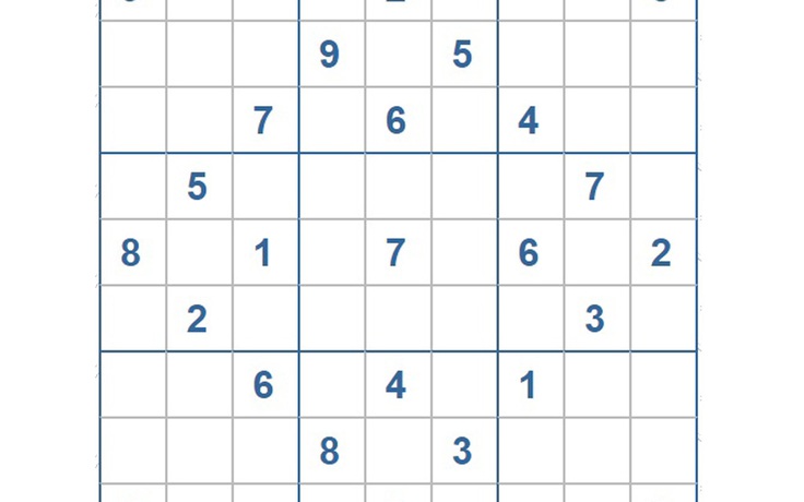 Mời các bạn thử sức với ô số Sudoku 3235 mức độ Khó