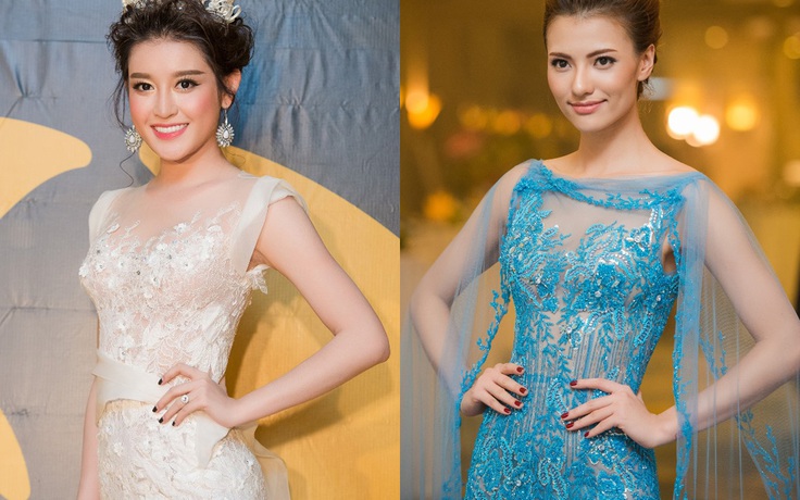 Huyền My, Hồng Quế khoe dáng quyến rũ trong các thiết kế haute couture