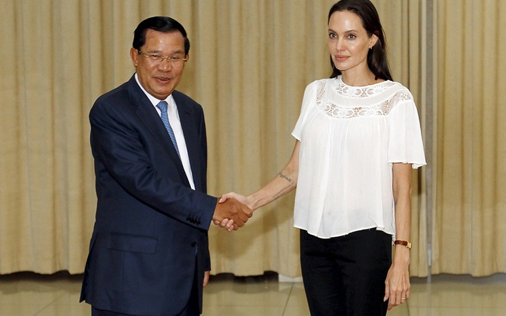 Angelina Jolie làm chủ tịch danh dự liên hoan phim Campuchia