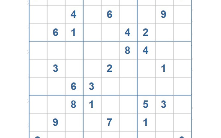 Mời các bạn thử sức với ô số Sudoku 3243 mức độ Khó
