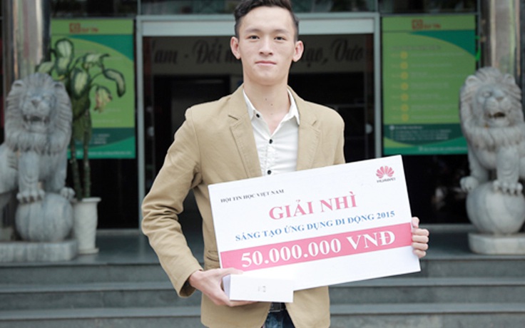 Sinh viên Duy Tân đoạt giải Nhì cuộc thi Ứng dụng di động 2015