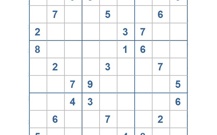 Mời các bạn thử sức với ô số Sudoku 3251 mức độ Khó