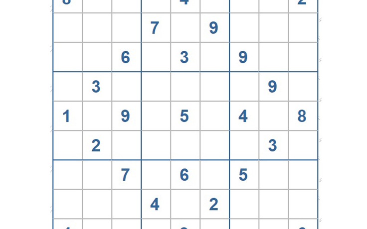 Mời các bạn thử sức với ô số Sudoku 3253 mức độ Khó