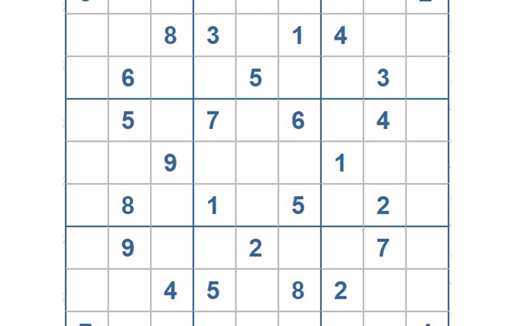 Mời các bạn thử sức với ô số Sudoku 3333 mức độ Khó