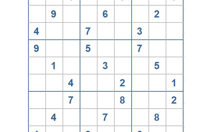 Mời các bạn thử sức với ô số Sudoku 3341 mức độ Khó