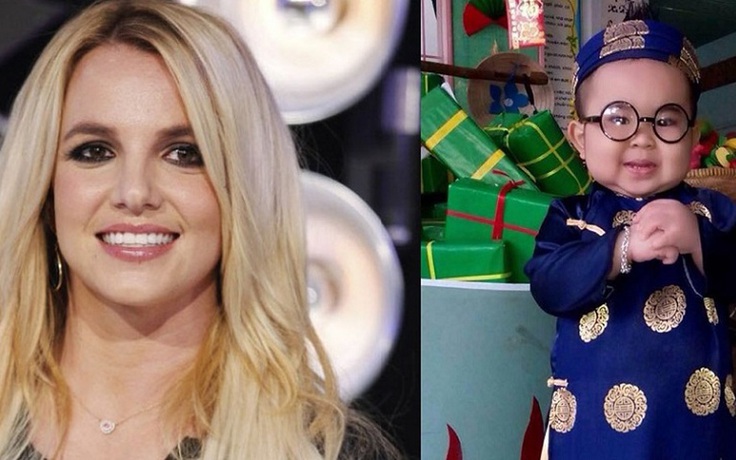 Britney Spears đăng clip Ku Tin nhảy vũ điệu cồng chiêng
