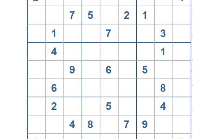 Mời các bạn thử sức với ô số Sudoku 3365 mức độ Khó