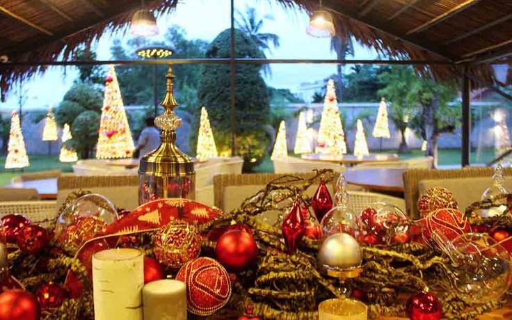 Nữ 'đại gia' Sài thành chi 600 triệu làm vườn thông đón Noel