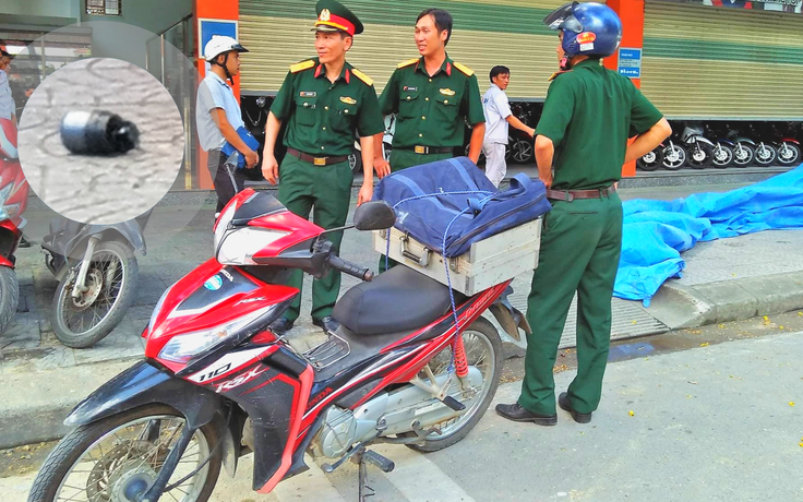 Vật ‘nghi mìn’ trước cửa hàng bán xe máy Yamaha ở Huế là ‘đồ chơi múa lân’