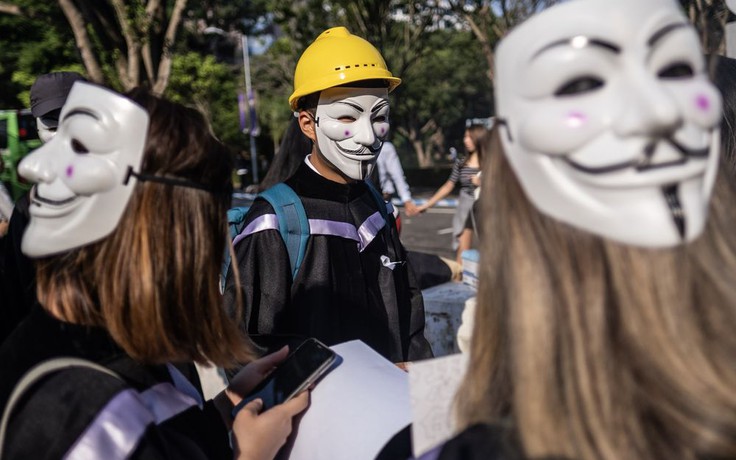 Tòa tối cao Hồng Kông: Lệnh cấm người biểu tình mang mặt nạ là vi hiến