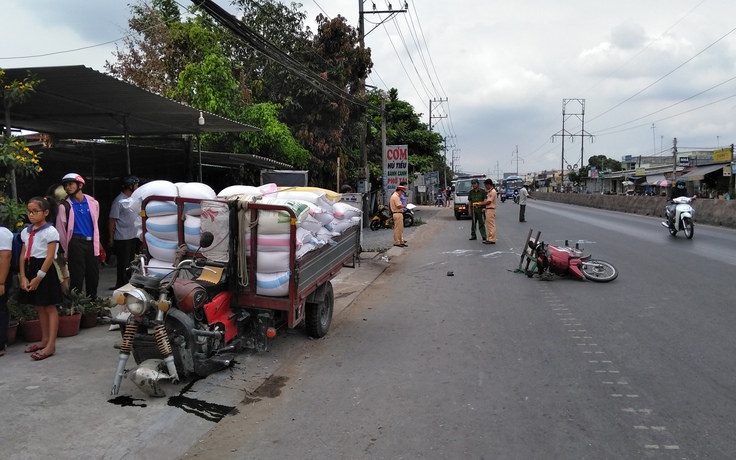 Mang họa chết người vì xe máy nổ lốp