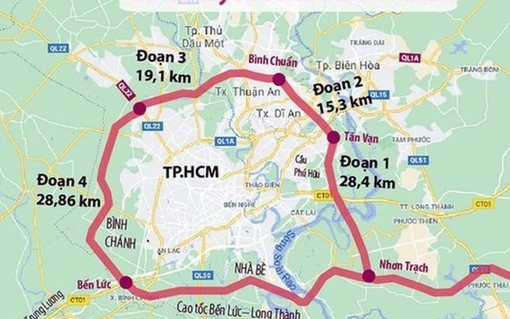 Cuối năm 2023, Vành đai 3 TP.HCM có 100% mặt bằng 'sạch'