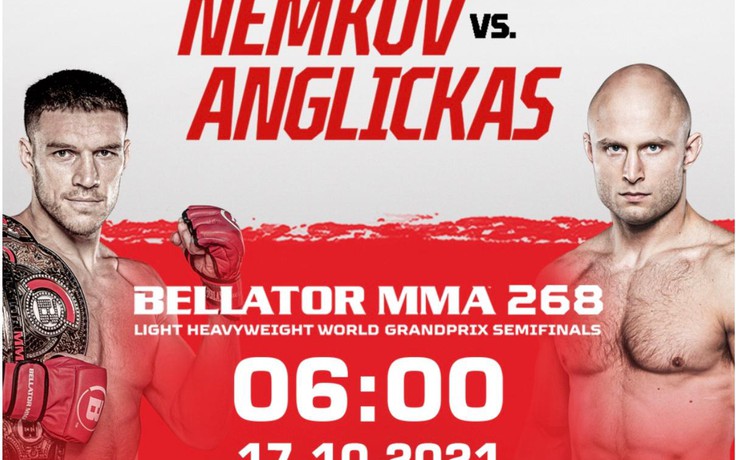 Xem trận đại chiến MMA Nemkov - Anglickas trên kênh nào?