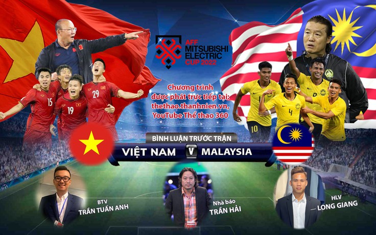 Trực tiếp AFF CUP 2022 | Việt Nam - Malaysia | Bình luận trước trận đấu
