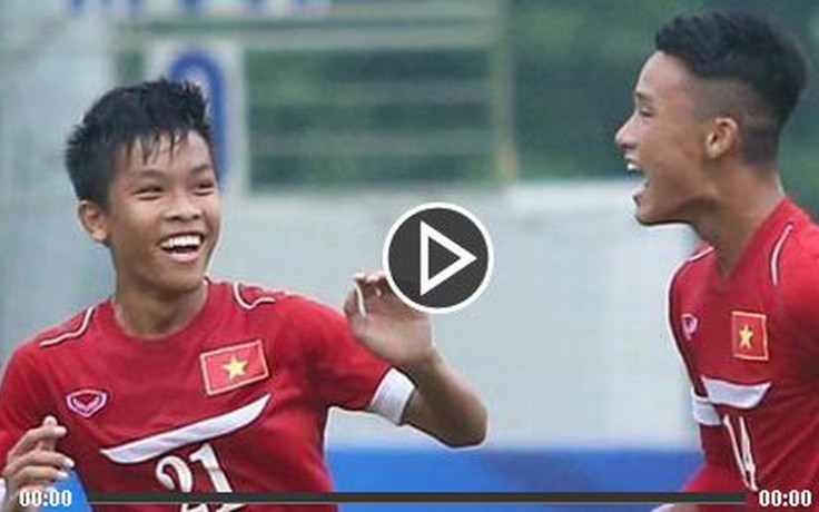 Sau khi hạ U.16 Malaysia, U.16 Việt Nam tiếp tục thắng U.16 Úc 3-0
