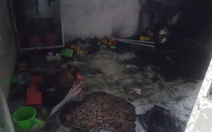 Bình Định: Nghịch lửa trong phòng gây hỏa hoạn, 2 cháu bé tử vong
