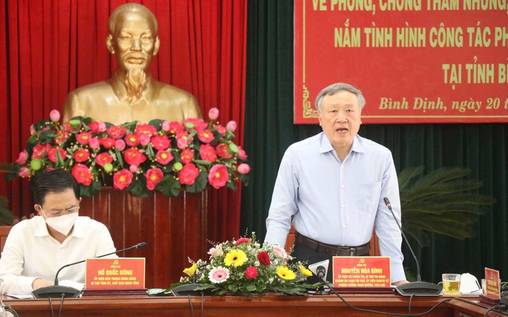 Chánh án TAND tối cao Nguyễn Hòa Bình: Án tham nhũng ở Bình Định được xử đúng luật, nghiêm minh