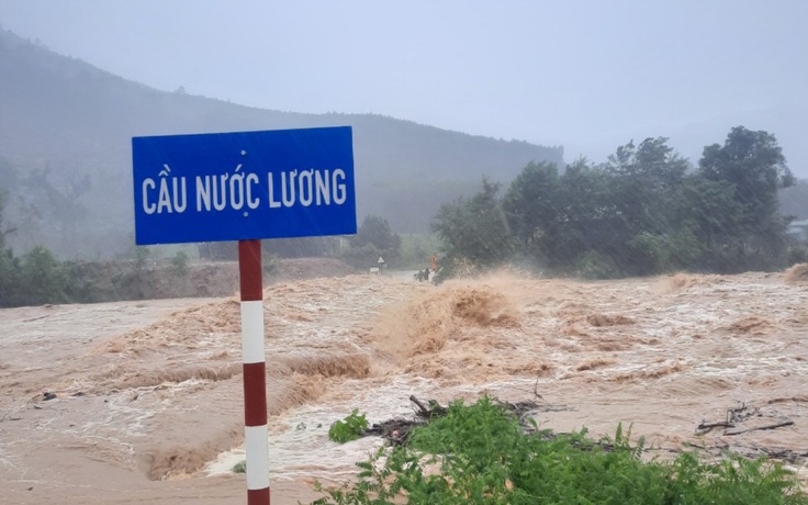 Mưa lớn gây ngập nhiều khu vực phía bắc tỉnh Bình Định
