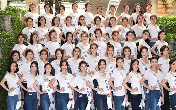 Fan ngán ngẩm trước nhan sắc như khuôn đúc của thí sinh Hoa hậu Hàn Quốc