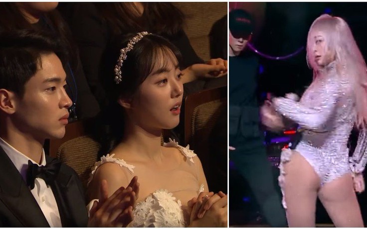 Nữ ca sĩ Hàn bị ''ném đá' vì biểu diễn phản cảm