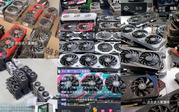 Tiền điện tử mất giá, thợ đào Trung Quốc bán tháo GPU