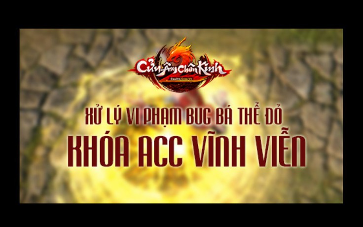 Cửu Âm Chân Kinh sẽ xóa vĩnh viễn tài khoản hack