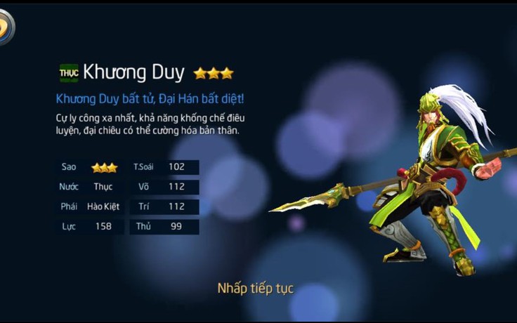 Cộng đồng Võ Thánh Mobile bất bình với sự kiện nhận tướng Khương Duy