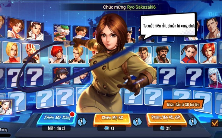 KOF AllStar VNG - Quyền Vương Chiến: đồ họa mãn nhãn, âm thanh huyền thoại