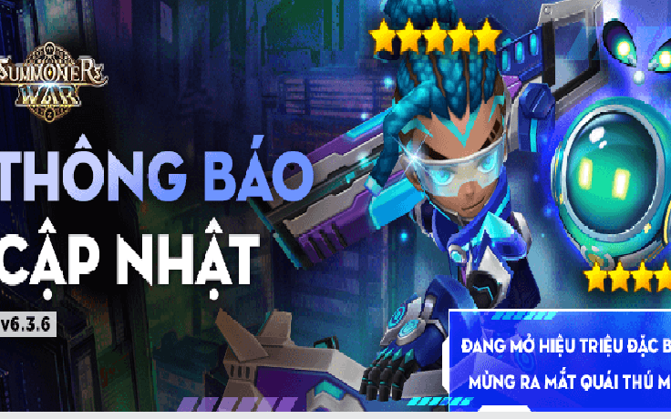 Summoners War tung hai quái thú mới bắt trend công nghệ tương lai