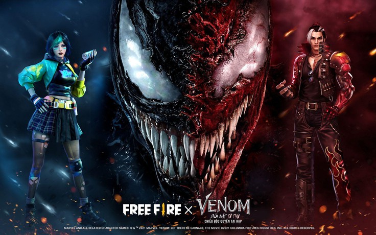 Hợp tác với bom tấn điện ảnh đầu tiên của Free Fire x Venom: Đối Mặt Tử Thù