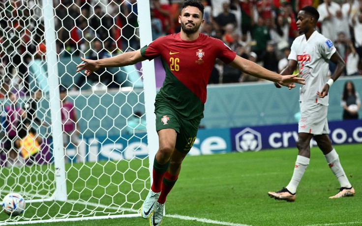 Kết quả Bồ Đào Nha 6-1 Thụy Sĩ, World Cup 2022: Tưng bừng 'Selecao châu Âu'