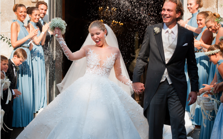 Lễ cưới lung linh của nữ thừa kế Swarovki