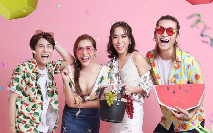 Dàn sao trẻ tung bộ ảnh sắc màu đón hè cực chất