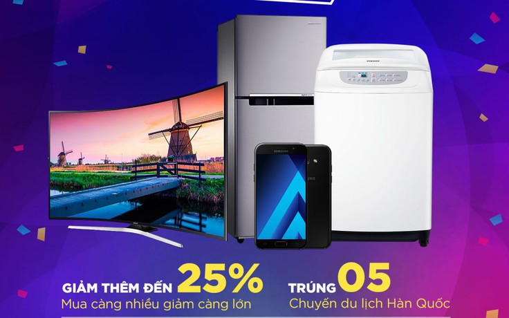 “Đại tiệc siêu sung” trên Lazada.vn - Giảm giá sản phẩm Samsung