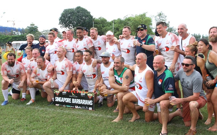 Singapore Barbarians vô địch giải Wolf Blass Saigon 10’s