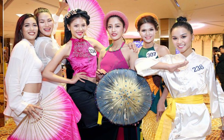 Màn thi tài năng của thí sinh Hoa hậu Hoàn vũ Việt Nam 2017