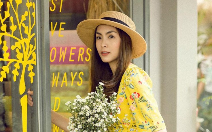 Tăng Thanh Hà làm mẫu cho chính mình